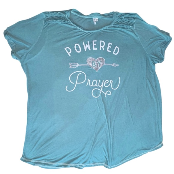 Teal Graphic Tee - MUST BUNDLE - Picture 1 of 7